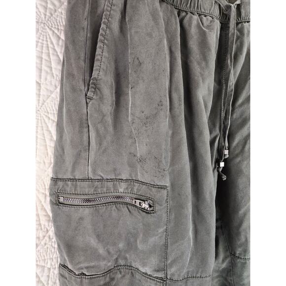 Banana Republic Women's Green Cargo Pockets Jogger Pants Size Petite Small - Picture 7 of 8